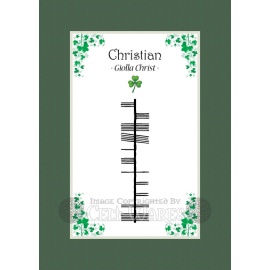 Christian - Ogham First Name