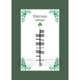 Patricia - Ogham First Name