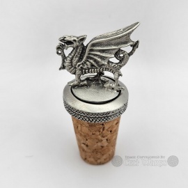 Welsh Dragon Bottle Stopper