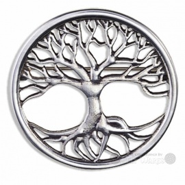 Pewter Tree of Life Brooch