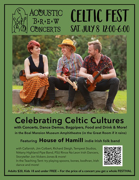 Acoustic Brew  Celtic Festival Poster