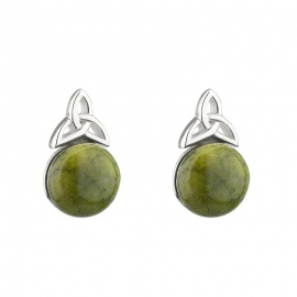 Connemara Marble Trinity Studs