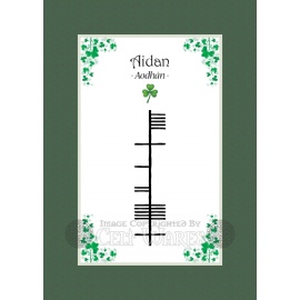 Aidan - Ogham First Name