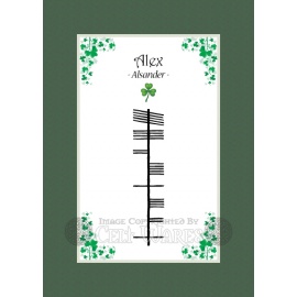 Alex - Ogham First Name