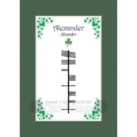 Alexander - Ogham First Name