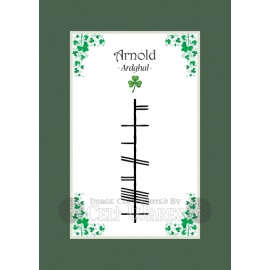 Arnold - Ogham First Name