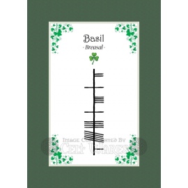 Basil - Ogham First Name