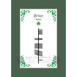 Brian - Ogham First Name