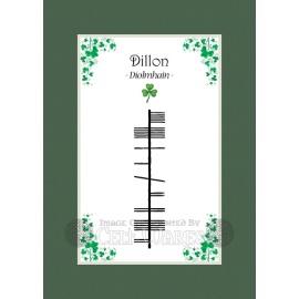 Dillon (Ancient) - Ogham First Name