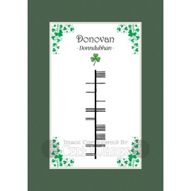 Donovan - Ogham First Name