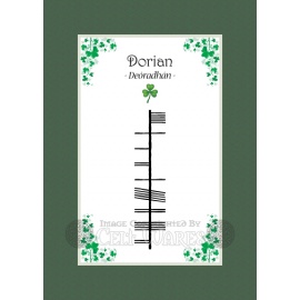 Dorian - Ogham First Name