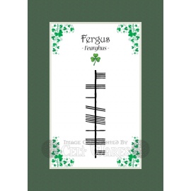 Fergus - Ogham First Name