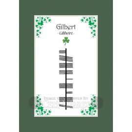 Gilbert - Ogham First Name