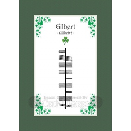 Gilbert - Ogham First Name