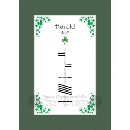 Harold - Ogham First Name