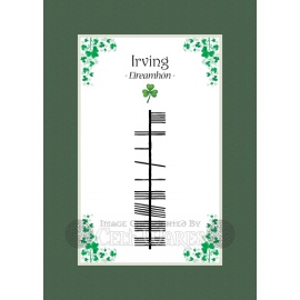 Irving - Ogham First Name