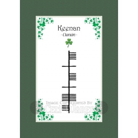 Keenan - Ogham First Name