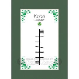 Kevan - Ogham First Name