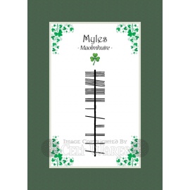 Myles - Ogham First Name