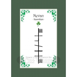 Nevan - Ogham First Name