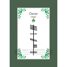 Oscar - Ogham First Name