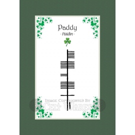 Paddy - Ogham First Name