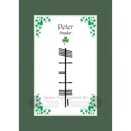 Peter - Ogham First Name