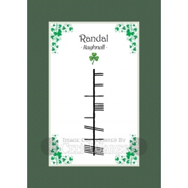 Randal - Ogham First Name