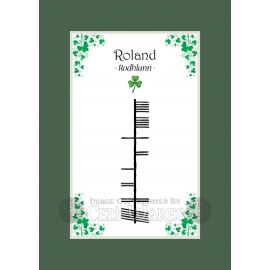 Roland - Ogham First Name