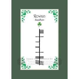 Rowan - Ogham First Name