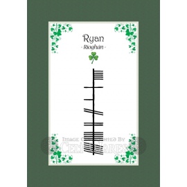 Ryan (Boy) - Ogham First Name