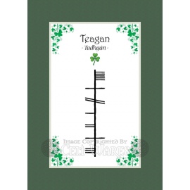 Teagan - Ogham First Name