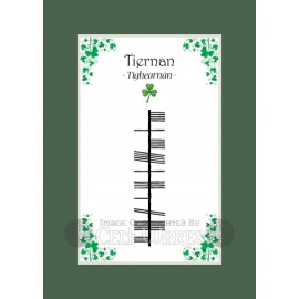 Tiernan - Ogham First Name