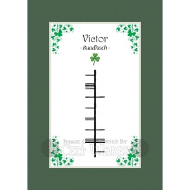 Victor - Ogham First Name