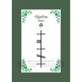 Agatha - Ogham First Name