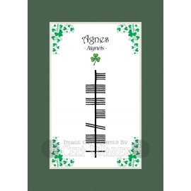 Agnes - Ogham First Name