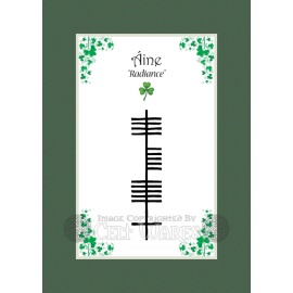 Áine - Ogham First Name