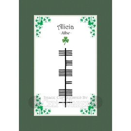 Alicia - Ogham First Name