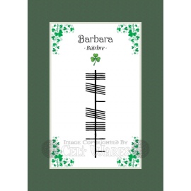 Barbara - Ogham First Name