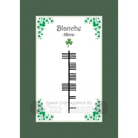 Blanche - Ogham First Name