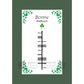 Bonnie - Ogham First Name