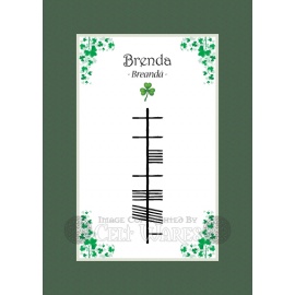 Brenda - Ogham First Name