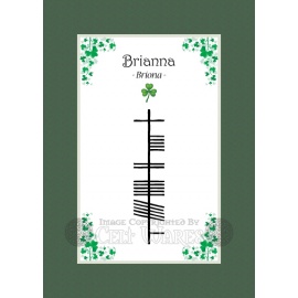 Brianna - Ogham First Name