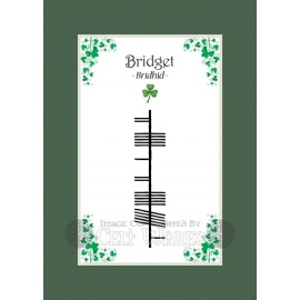 Bridget - Ogham First Name