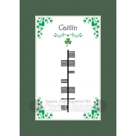 Caitlín - Ogham First Name