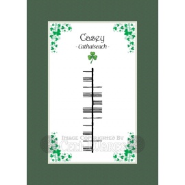 Casey (Girl)  - Ogham First Name