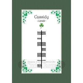 Cassidy - Ogham First Name