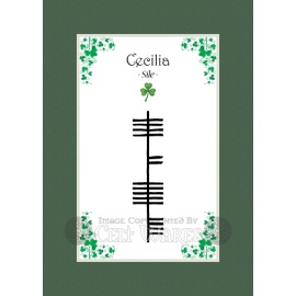Cecilia - Ogham First Name
