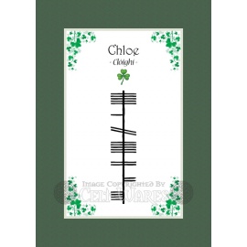 Chloe - Ogham First Name