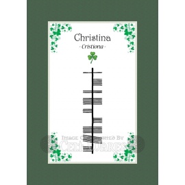Christina - Ogham First Name